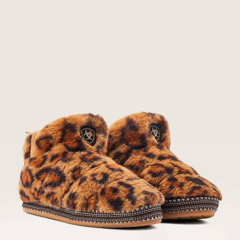 Ariat Bootie Slipper Leopard | 748FOEVKM