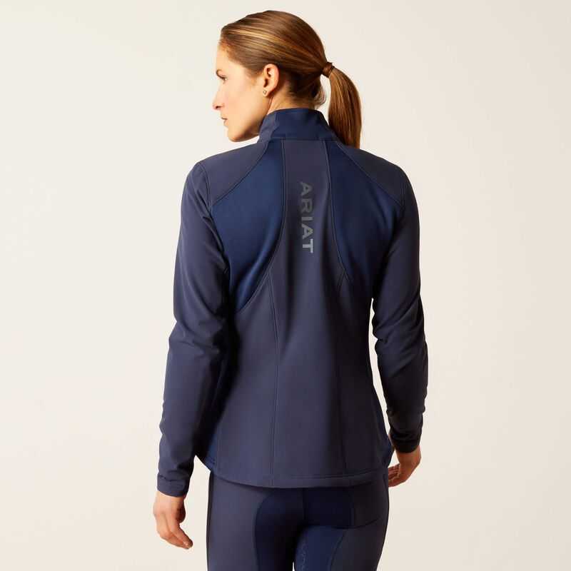 Ariat Boreas Full Zip Sweatshirt Navy | 924UPSYJO