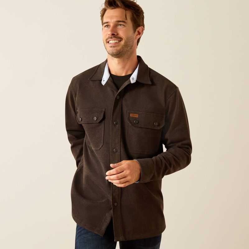 Ariat Branford Shirt Grey | 096XENJRP