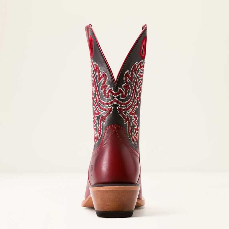 Ariat Bronc Stomper Cowboy Boot Red / Black | 142VDULJH