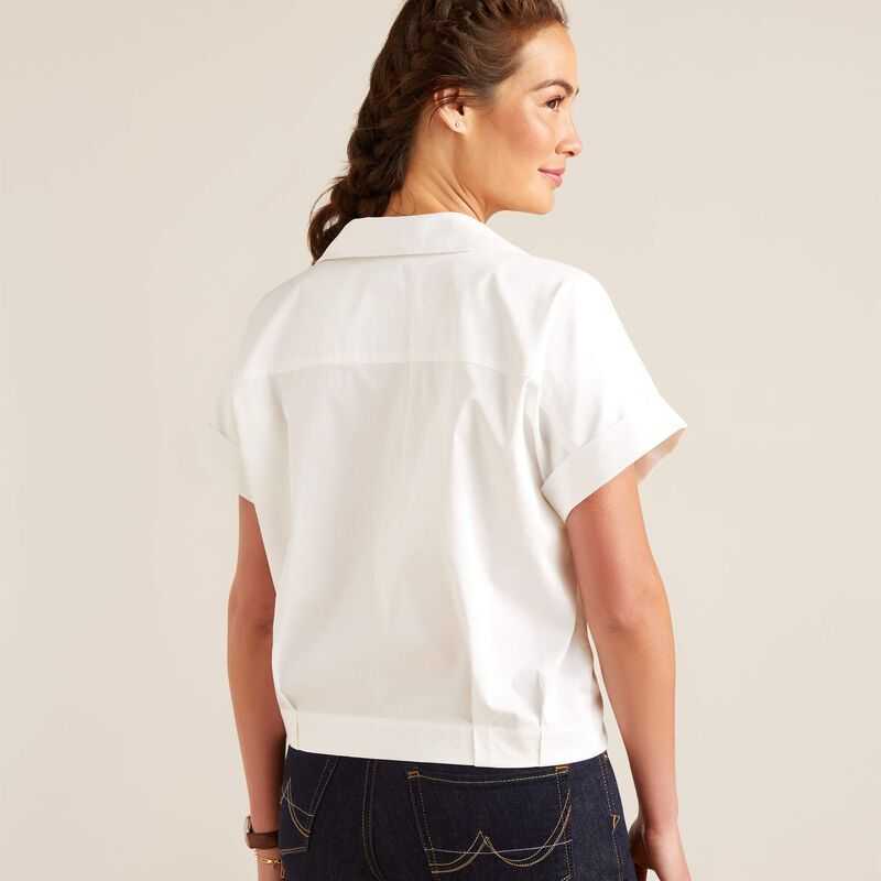 Ariat Brookside Shirt White | 365DOPHBS