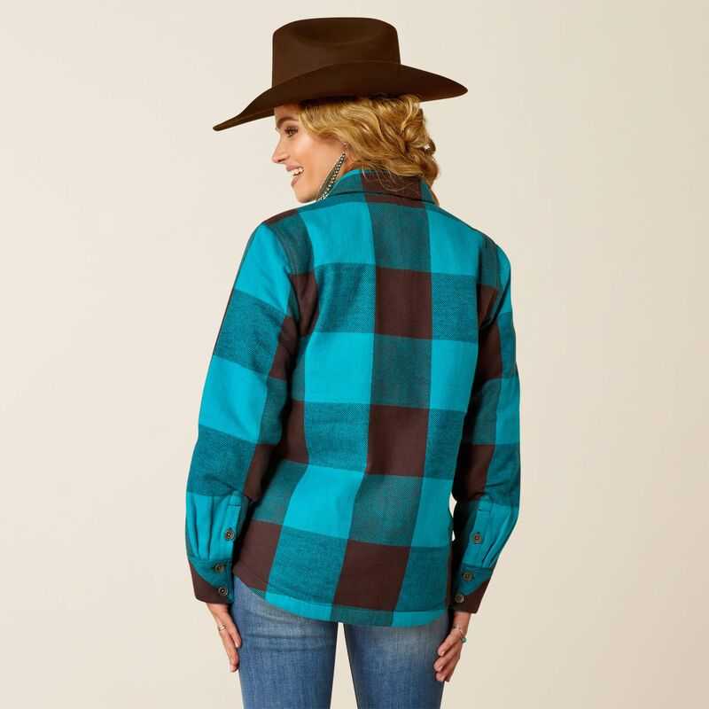 Ariat Buffalo Plaid Shirt Jacket Buffalo Print | 573YTVPZA