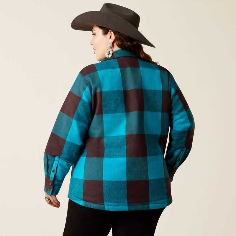 Ariat Buffalo Plaid Shirt Jacket Buffalo Print | 573YTVPZA