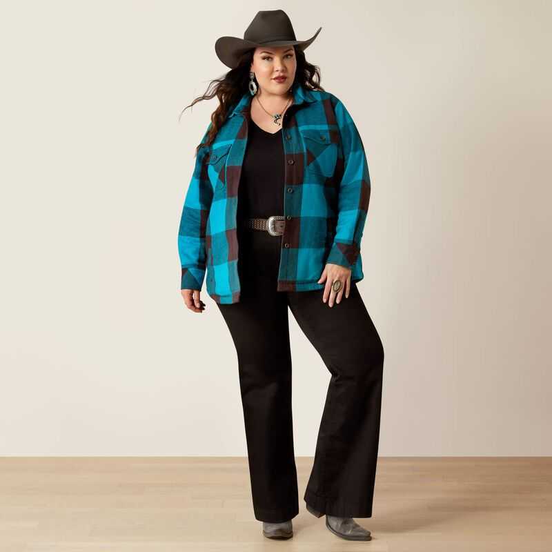 Ariat Buffalo Plaid Shirt Jacket Buffalo Print | 573YTVPZA