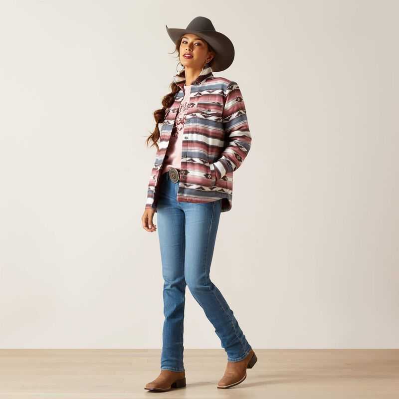 Ariat Buffalo Plaid Shirt Jacket Serape | 514IYAXFB