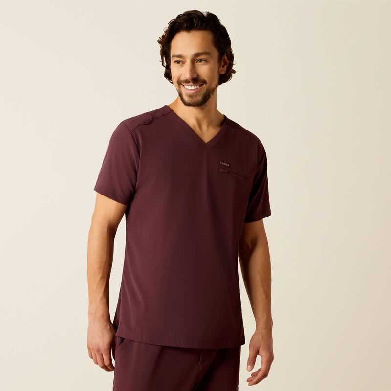 Ariat Burgundy Scrubs Uniform Winetasting | 140VOLARX