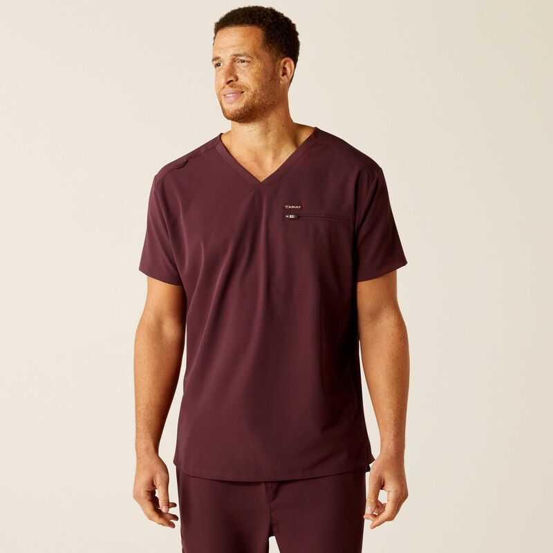 Ariat Burgundy Scrubs Uniform Winetasting | 140VOLARX