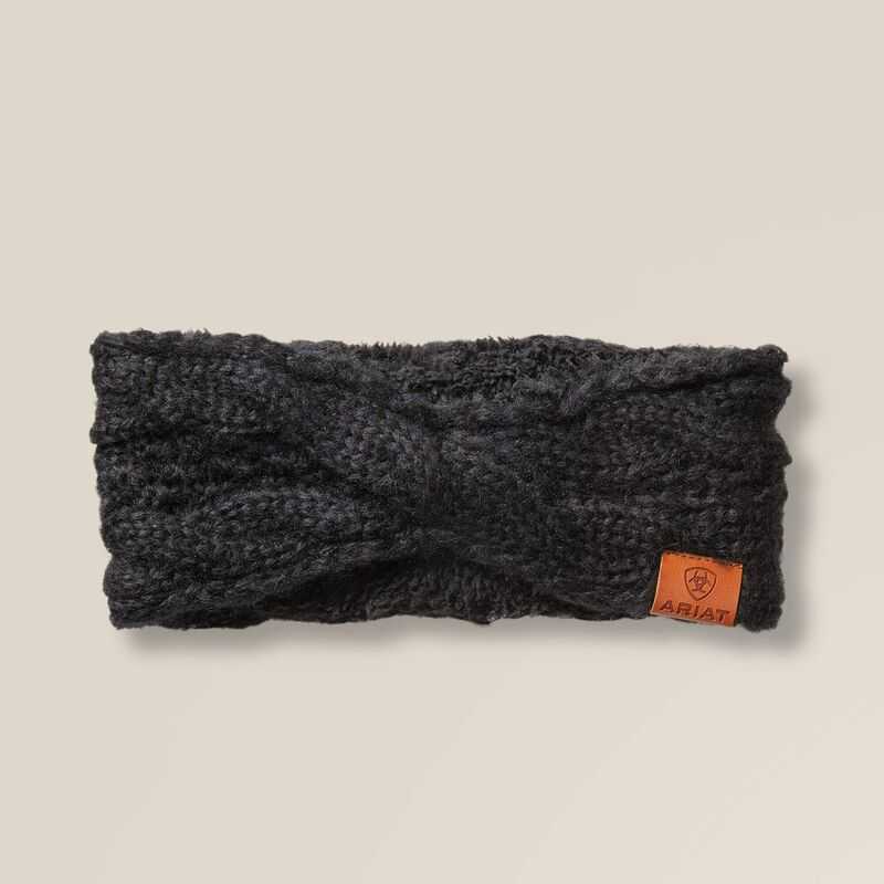 Ariat Cable Headband Black | 718JYANSX