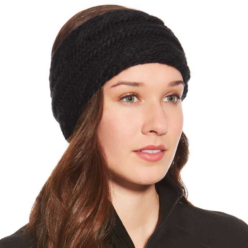 Ariat Cable Headband Headband Black | 105DZUJSI