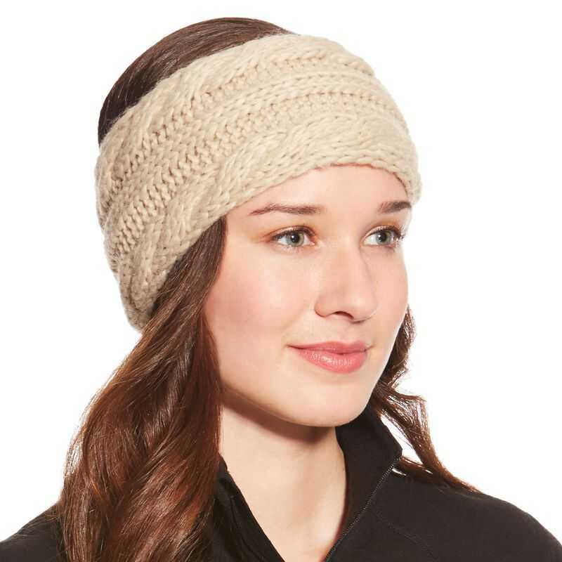 Ariat Cable Headband Headband White | 105LYBIQG