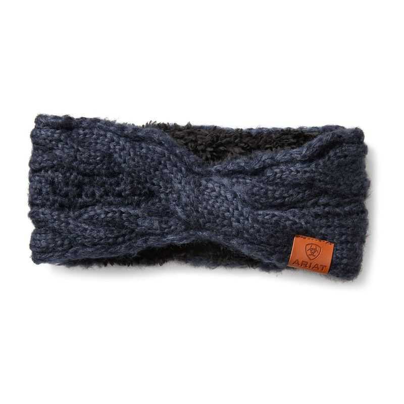 Ariat Cable Headband Navy | 780QBYPXT