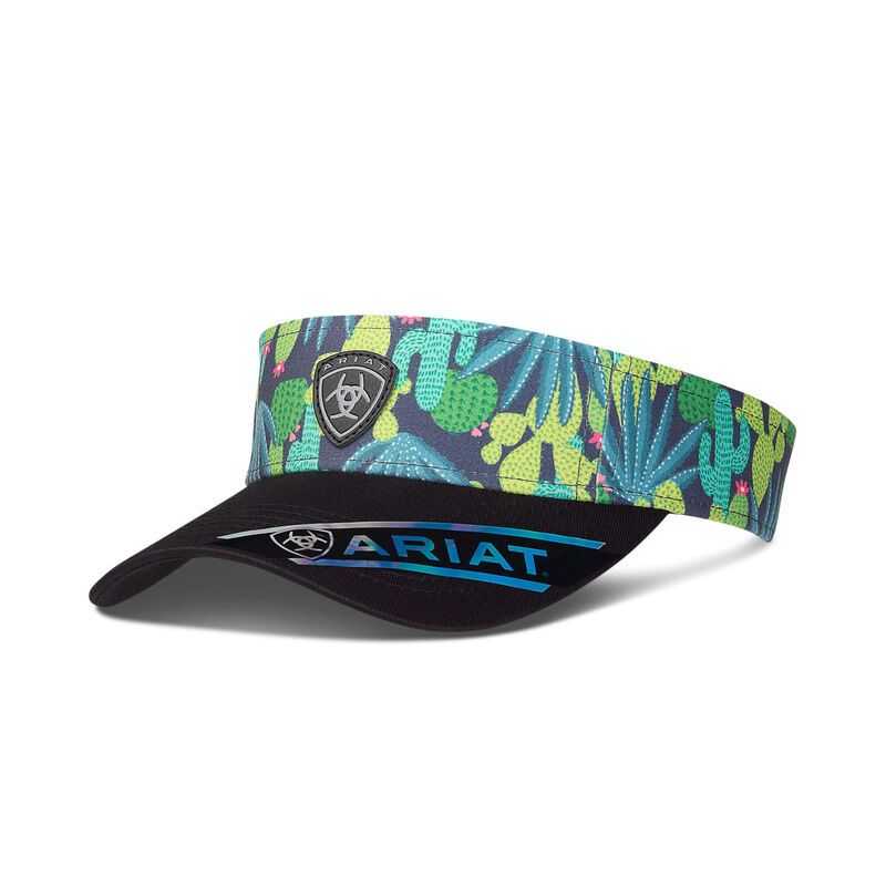 Ariat Cactus Print Visor White | 251GNCERF