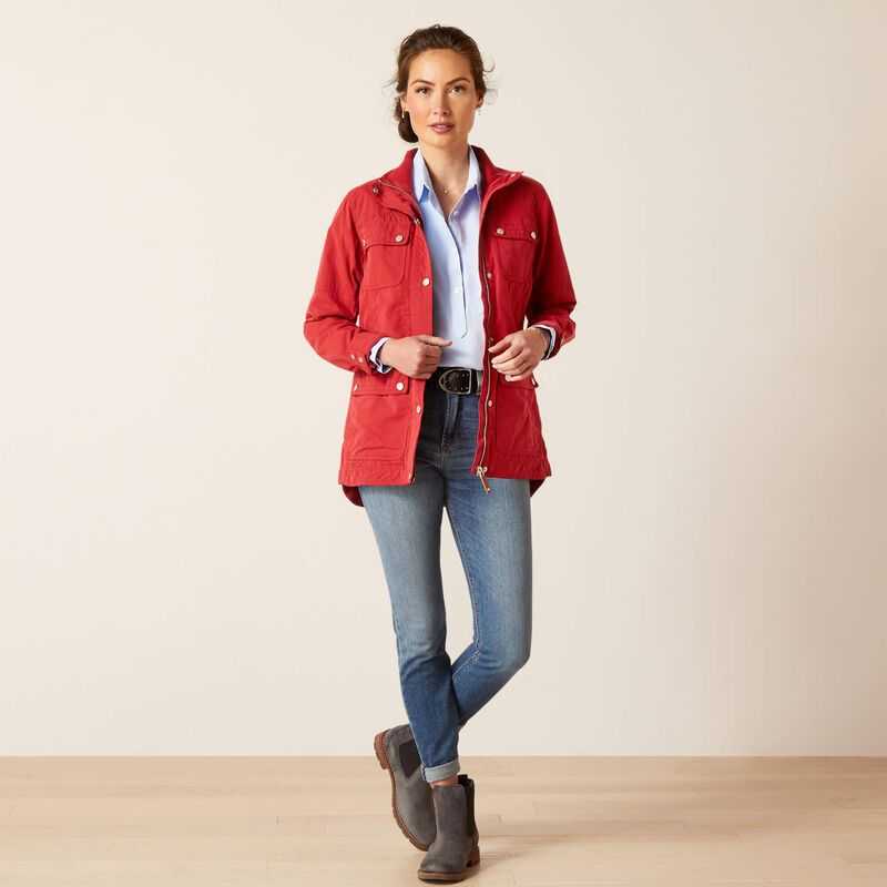 Ariat Calumet Field Jacket Red | 936FGRDOW