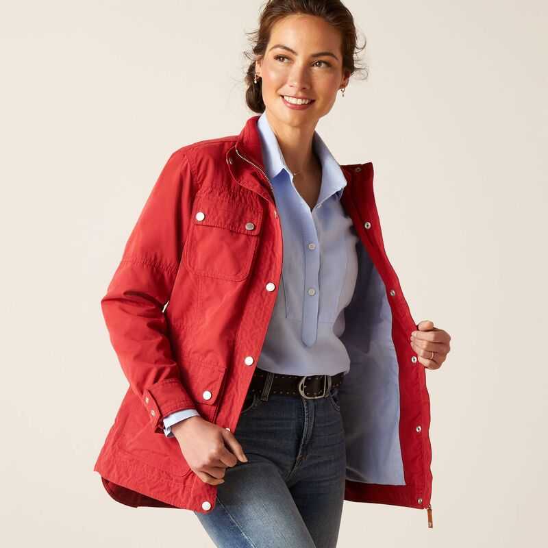 Ariat Calumet Field Jacket Red | 936FGRDOW