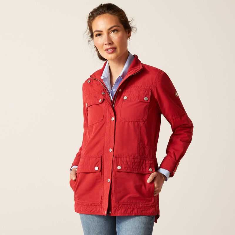 Ariat Calumet Field Jacket Red | 936FGRDOW