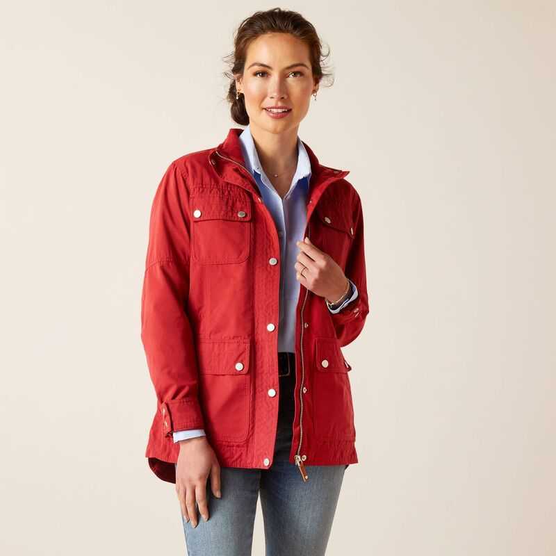 Ariat Calumet Field Jacket Red | 936FGRDOW