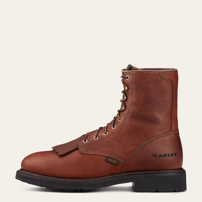 Ariat Cascade 8' Waterproof Work Boot Sunshine | 613XTLGAD