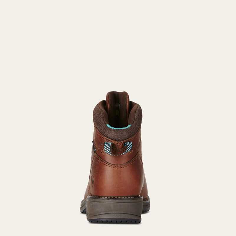 Ariat Casual Work Mid Lace SD Composite Toe Work Boot Brown | 706CEAYTQ