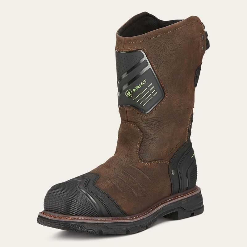 Ariat Catalyst VX Work Wide Square Toe Waterproof Composite Toe Work Boot Brown | 145CDZBUP