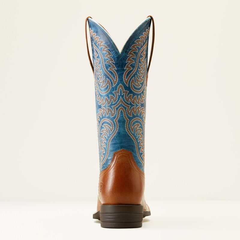 Ariat Cattle Caite Stretchfit Western Boot Blue | 931GHZRKB