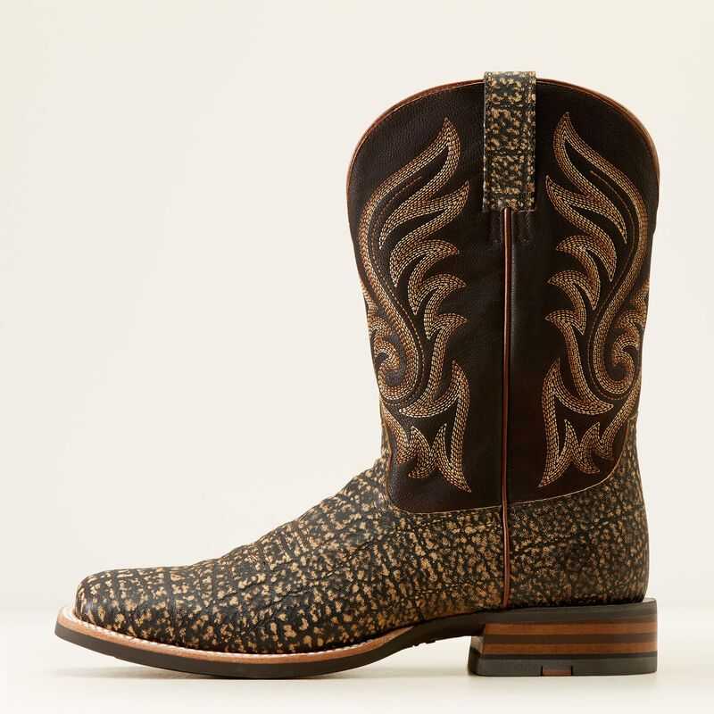 Ariat Cattle Call Cowboy Boot Dark Chocolate | 738SVQNYL