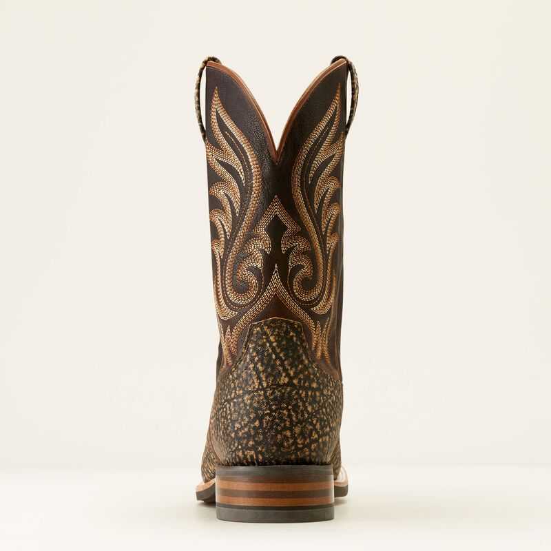 Ariat Cattle Call Cowboy Boot Dark Chocolate | 738SVQNYL