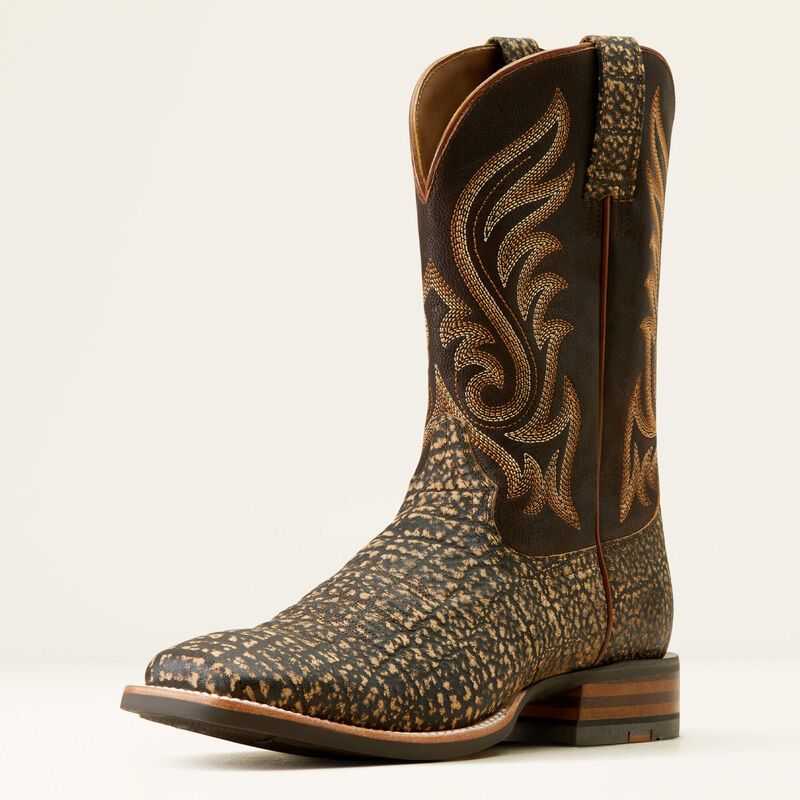 Ariat Cattle Call Cowboy Boot Dark Chocolate | 738SVQNYL