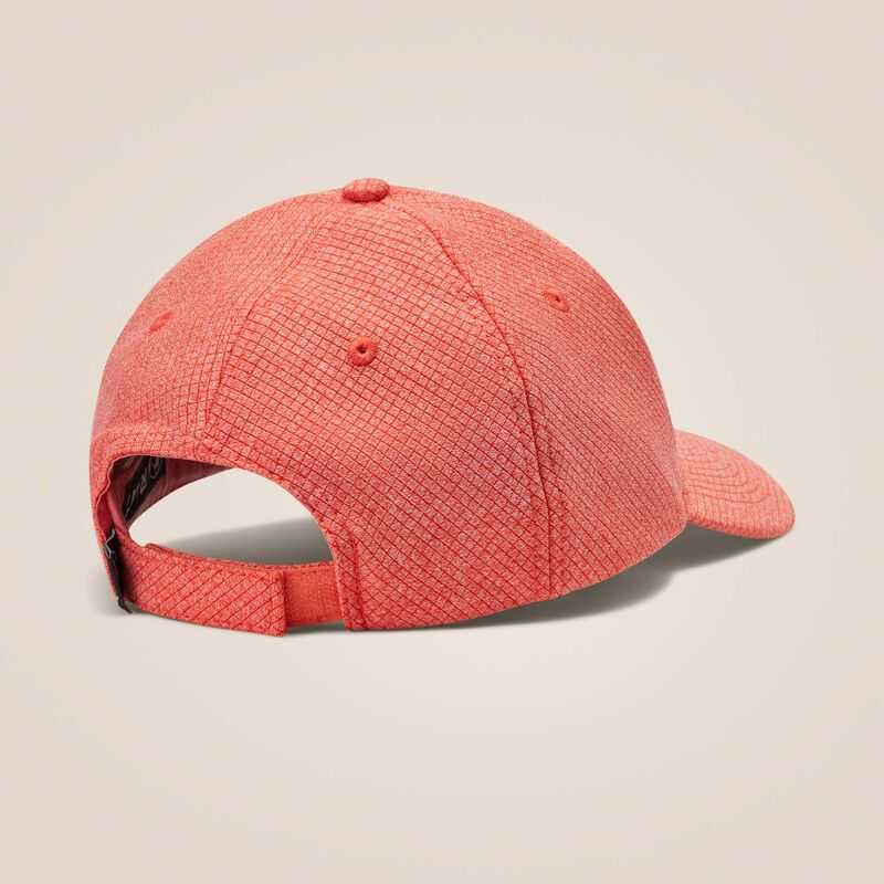 Ariat Center Shield Logo Cap Orange | 458QHMSZO