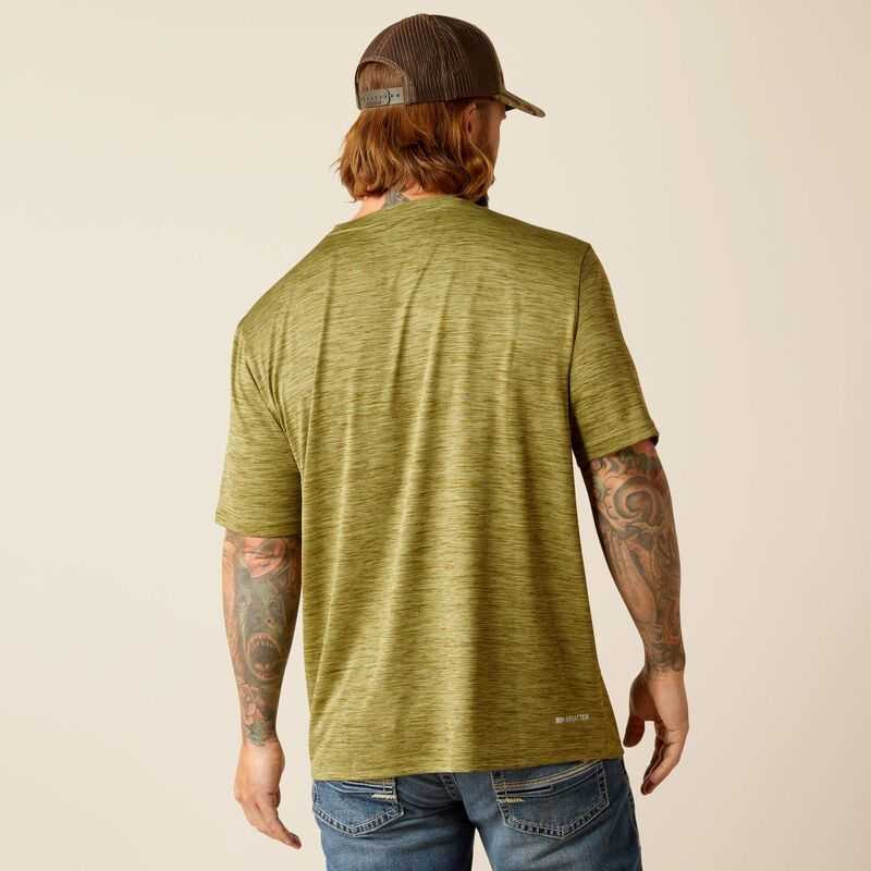 Ariat Charger Basic T-Shirt Olive | 819ALEXGJ