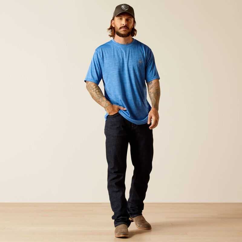 Ariat Charger Basic T-Shirt Seascape | 206MCPEBQ