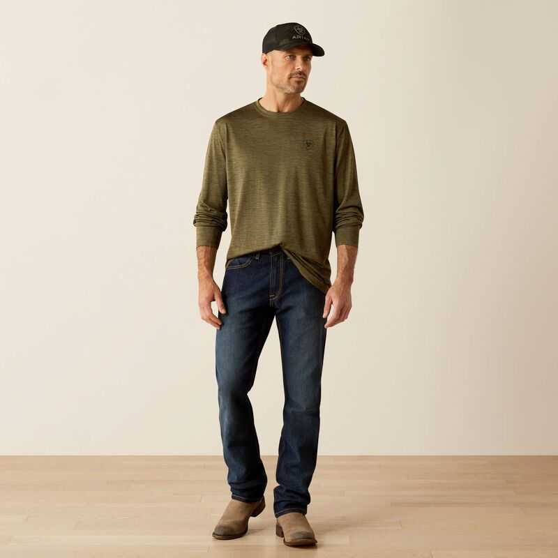 Ariat Charger Camo Slice T-Shirt Olive | 780YGZTAH