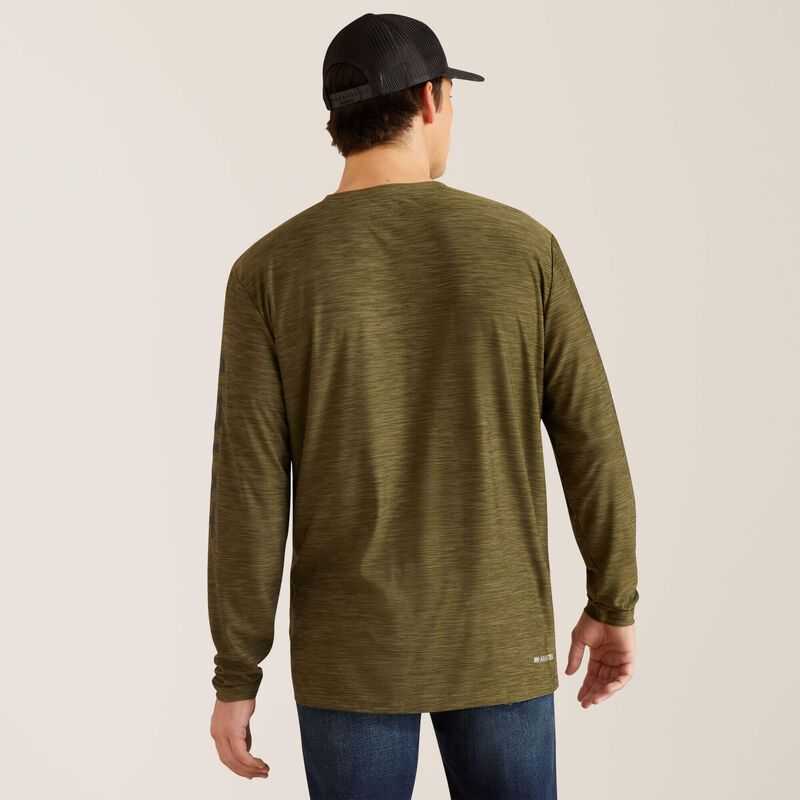 Ariat Charger Logo T-Shirt Olive | 216HCTAVL