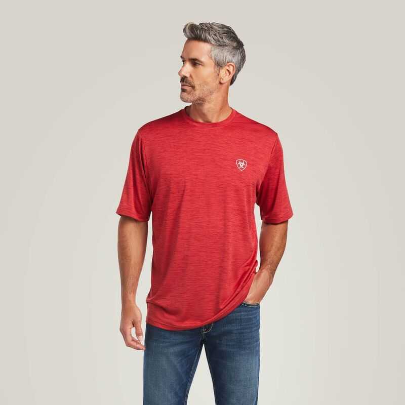 Ariat Charger Vertical Flag Tee Scooter | 195JQAMSB