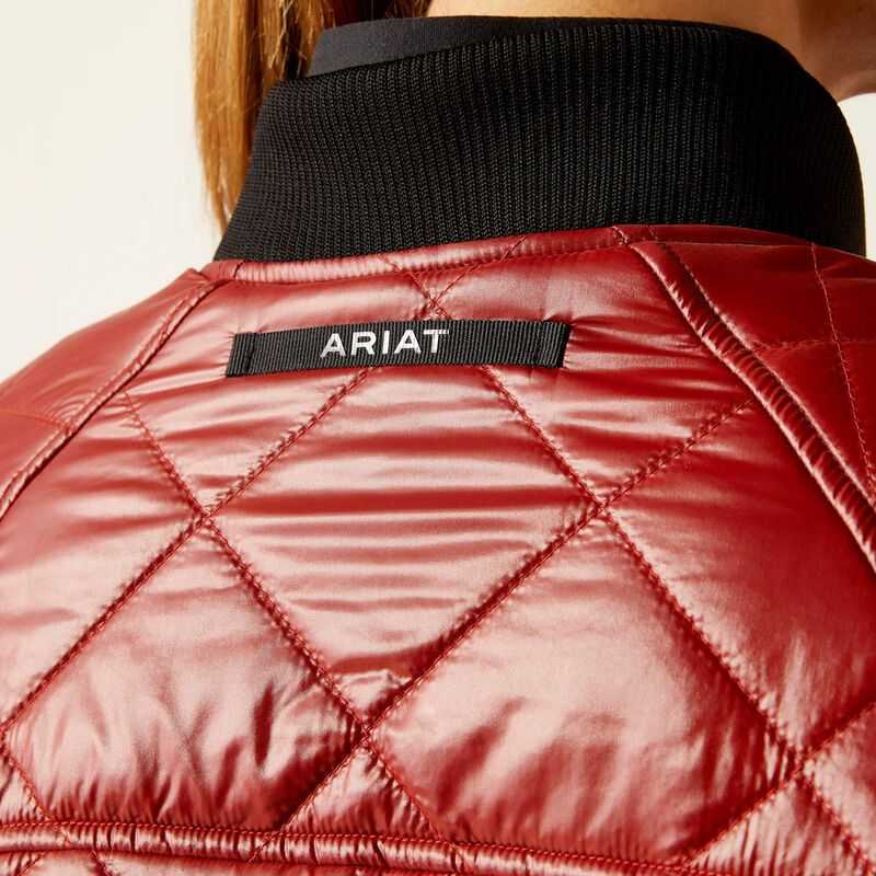 Ariat Charlie Insulated Jacket Dark Red | 091NDTCBQ