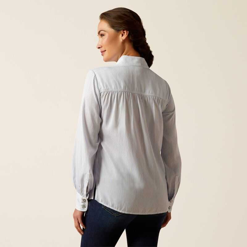 Ariat Charolais Blouse Blue | 351CYZAGI