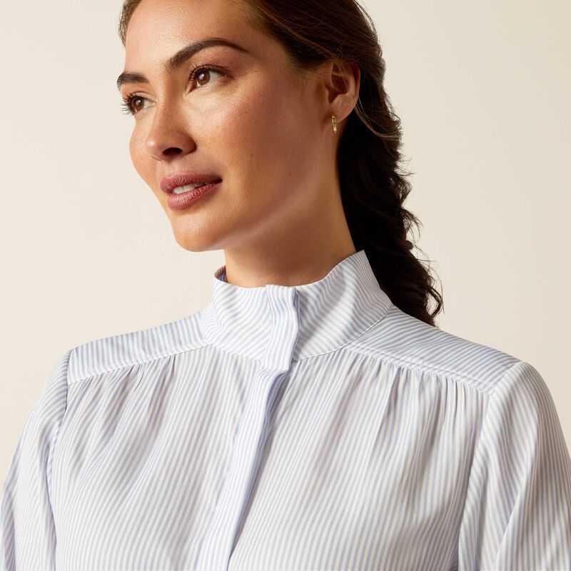 Ariat Charolais Blouse Blue | 351CYZAGI