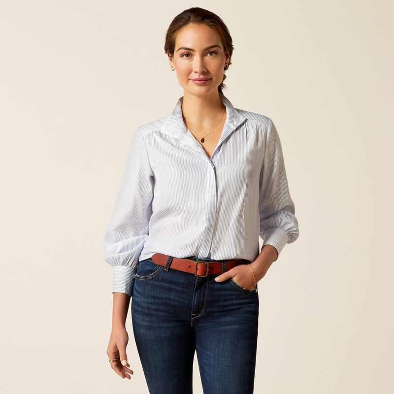 Ariat Charolais Blouse Blue | 351CYZAGI