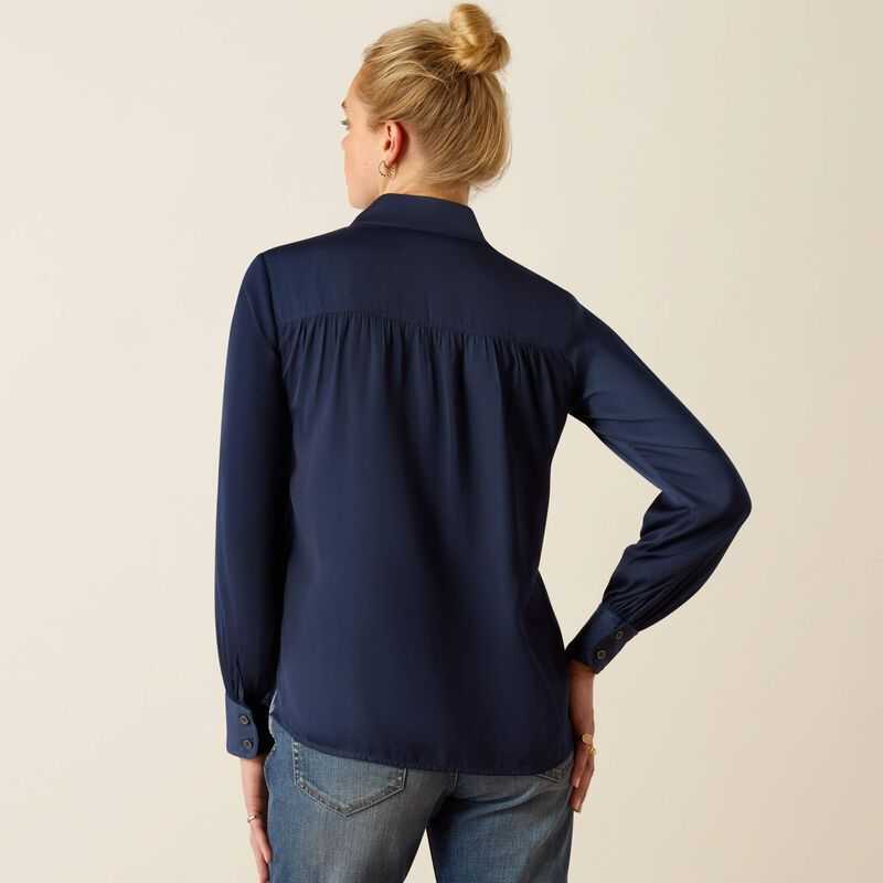 Ariat Charolais Blouse Navy | 635HIKFAW