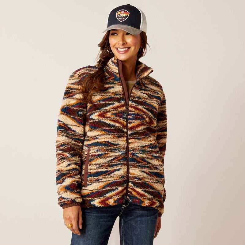 Ariat Chimayo Fleece Jacket Sunset Saltillo Jcd | 248VOKQUN