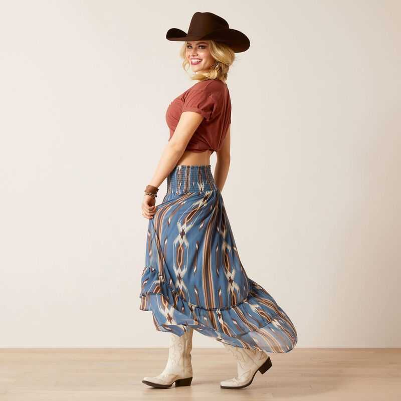 Ariat Chimayo Skirt Jacobo Chimayo Print | 078XIEPOG