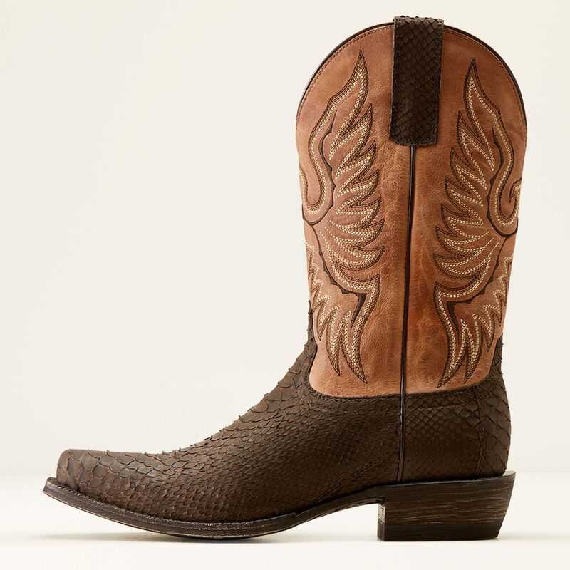 Ariat Circuit High Stepper Python Cowboy Boot Chocolate | 946KPHCZN