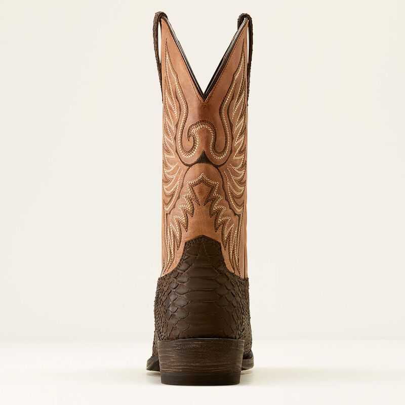 Ariat Circuit High Stepper Python Cowboy Boot Chocolate | 946KPHCZN