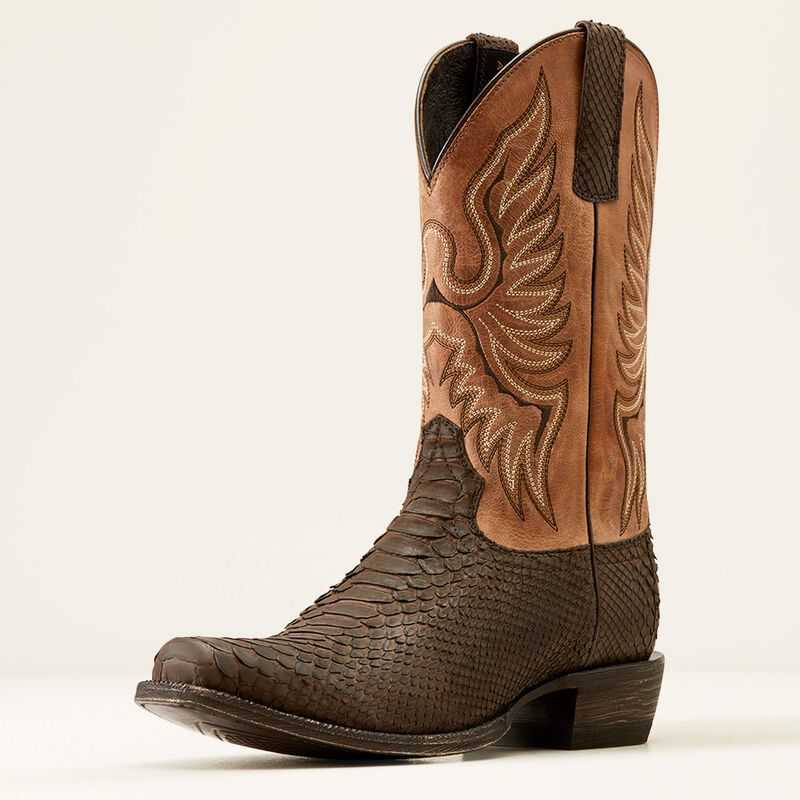 Ariat Circuit High Stepper Python Cowboy Boot Chocolate | 946KPHCZN