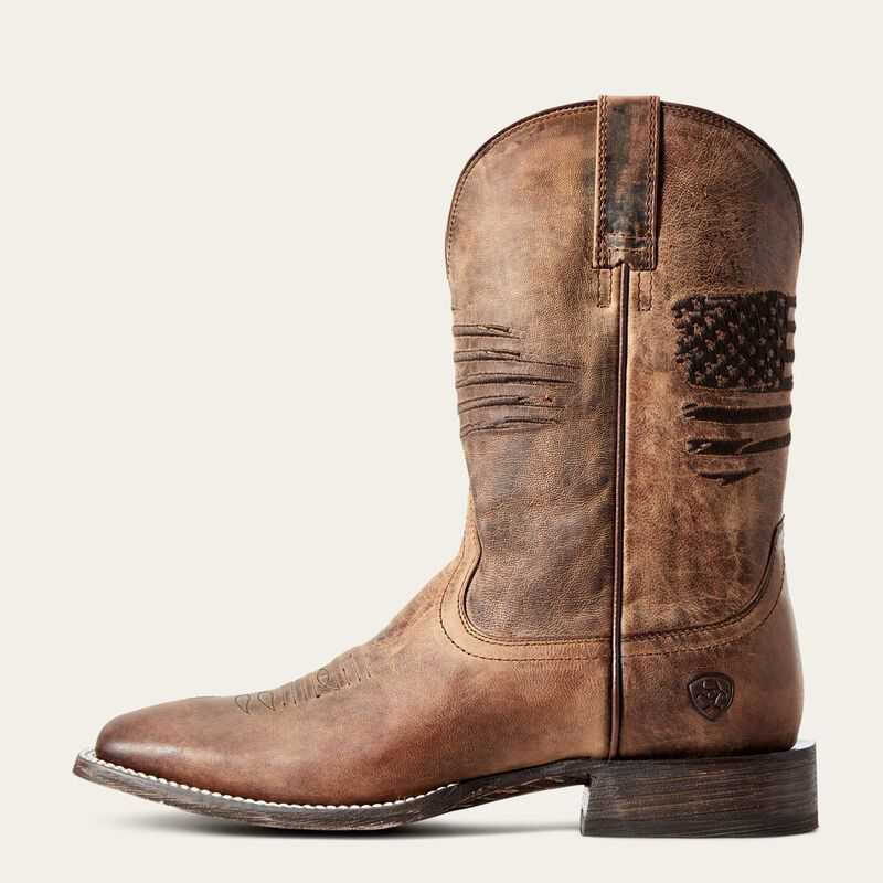 Ariat Circuit Patriot Western Boot Brown | 253ATXWOD