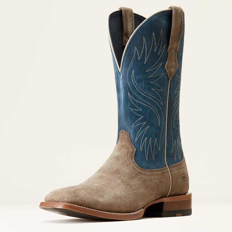 Ariat Circuit Rockridge Western Boot Smokey Roughout | 125WUDALG