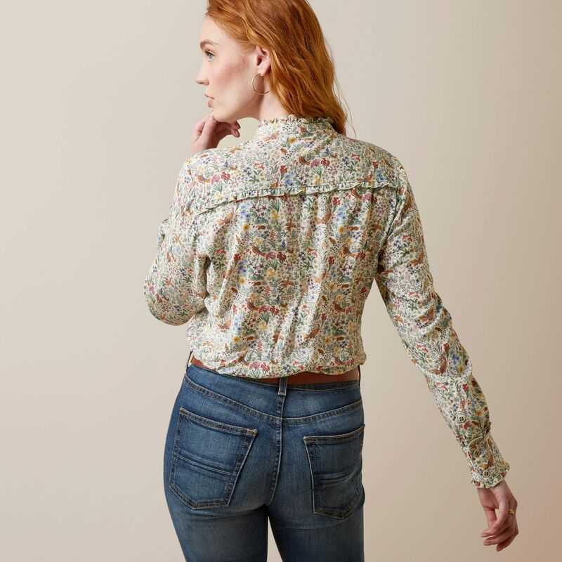 Ariat Clarion Blouse Bird Print | 485IBKJTX