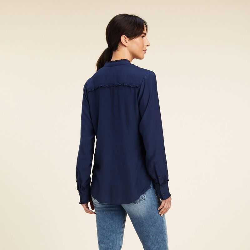 Ariat Clarion Blouse Navy | 503HXLSGT