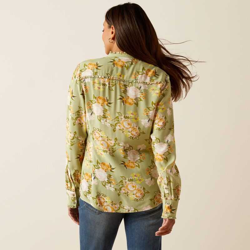 Ariat Clarion Blouse Rosegarden Print | 836DQBGWO