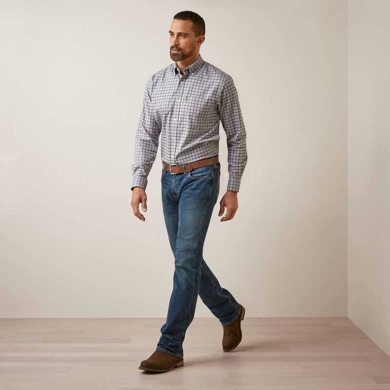 Ariat Clement Shirt Grey | 634TSBLNJ