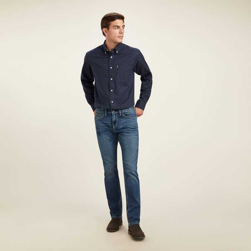 Ariat Clement Shirt Navy | 614ZBPCSW